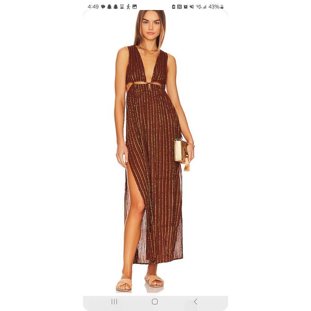 L *space coffee Rafael cover up dress
